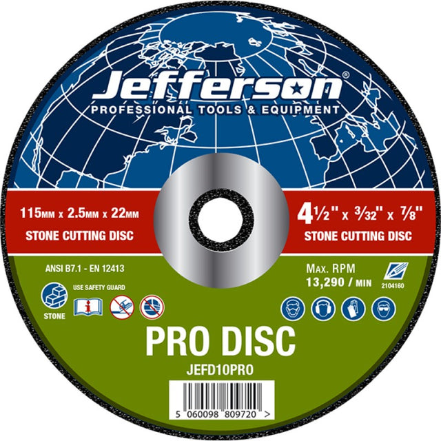 Jefferson Stone Cutting Abrasive Disc