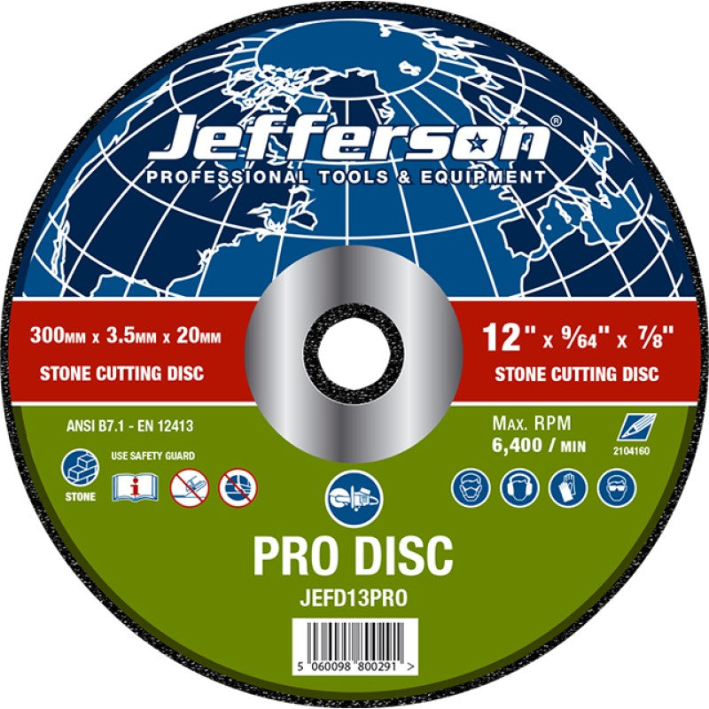 Jefferson Stone Cutting Abrasive Disc