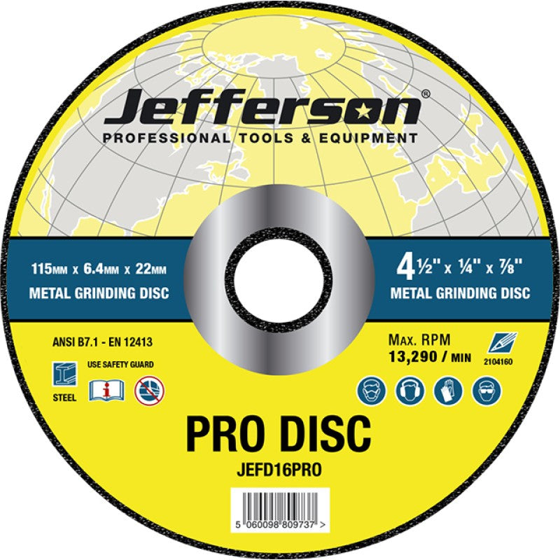 Jefferson Metal Grinding Abrasive Disc