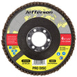 Jefferson 4.5" Abrasive Flap Disc (P40 Zircon)