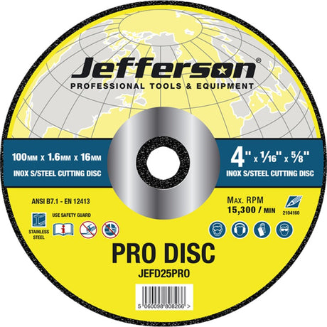 Jefferson x INOX Cutting Disc