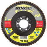 Jefferson 4.5" Abrasive Flap Disc (P120 Zircon)