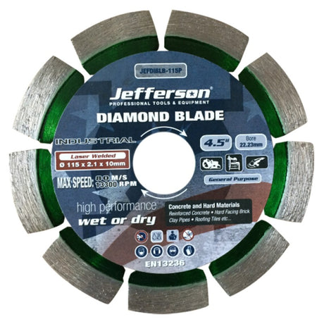 Jefferson Industrial Diamond Blade