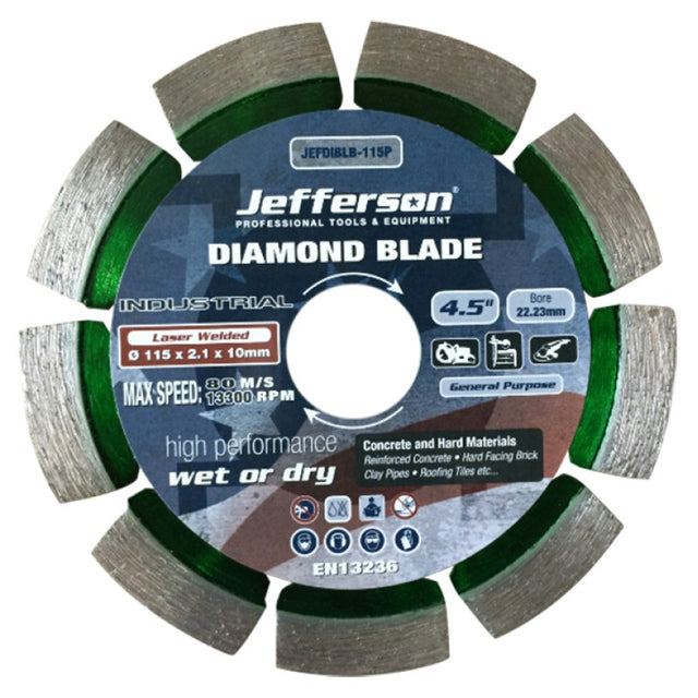 Jefferson Industrial Diamond Blade