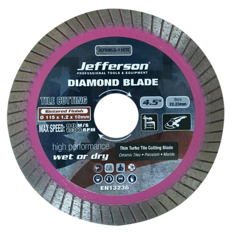 Jefferson Tile Cutting Diamond Blade