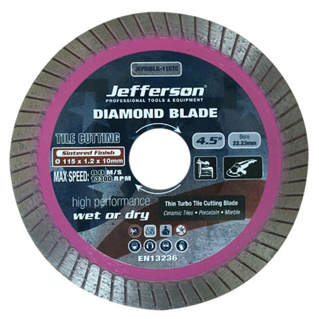Jefferson Tile Cutting Diamond Blade