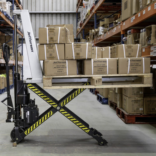 Jefferson 1.5 Tonne Semi Electric High Lift Pallet Truck