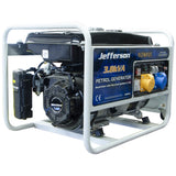 Jefferson 3.8kVA/3.0kW Petrol Generator