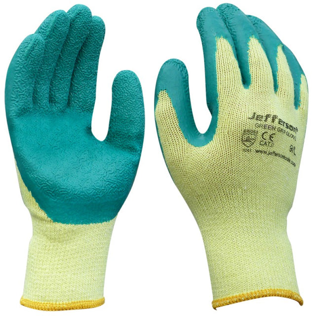 Jefferson Green Grip Glove Medium