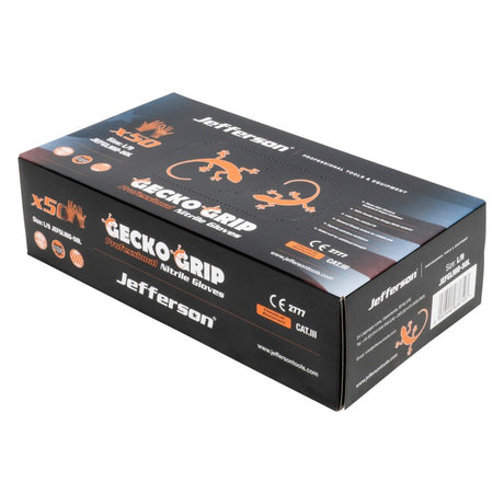 Jefferson Orange Nitrile Gloves Large (Box of 50)