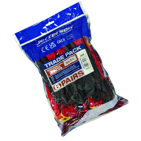 Jefferson Professional Fitters Glove Large (Pack of 6 Pairs)