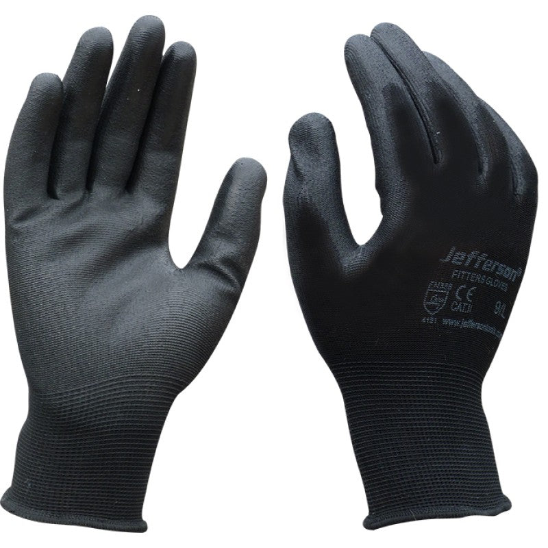 Jefferson Black Fitters Glove Extra Large