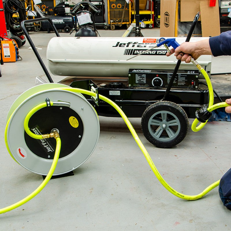 Jefferson Retractable High-Vis Hybrid Hose Reel