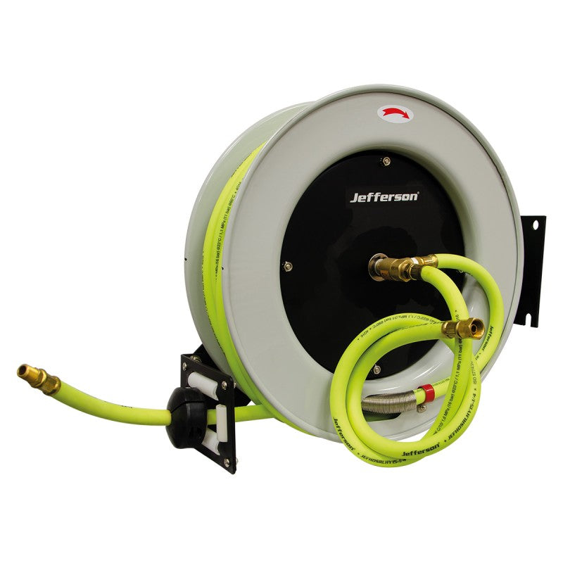 Jefferson Retractable High-Vis Hybrid Hose Reel