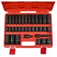 Jefferson 34 Piece 1/2" Impact Socket Set