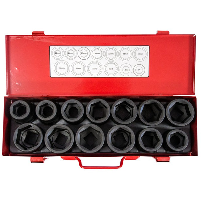 Jefferson 13 Piece 3/4" Impact Socket Set