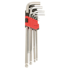 Jefferson 9 Piece Extra Long Ball-hex Key Metric Set
