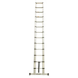 Jefferson 3.8m Safe Close Telescopic Ladder With Stabilising Base Bar