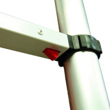 Jefferson 3.8m Safe Close Telescopic Ladder With Stabilising Base Bar