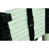 Jefferson 3.8m Safe Close Telescopic Ladder With Stabilising Base Bar