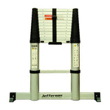 Jefferson 3.8m Safe Close Telescopic Ladder With Stabilising Base Bar