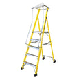 Jefferson 5 Tread Wide Platform Step Ladder With Handrails