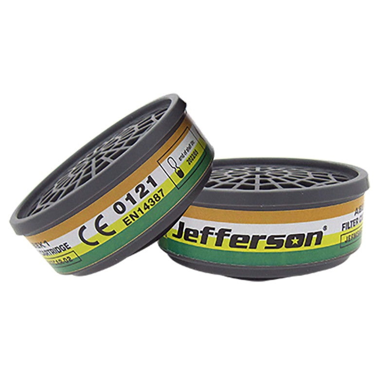 Jefferson ABEK1 Gas Filter Cartridges (Pair)