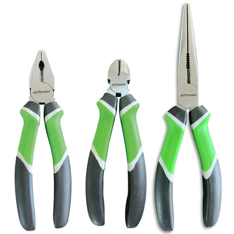 Jefferson 3 Piece High-Vis Plier Set