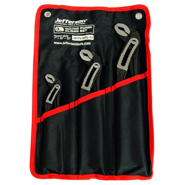 Jefferson 3 Piece Large Water Pump Plier Set