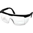 Jefferson Black Nylon Frame Safety Glasses