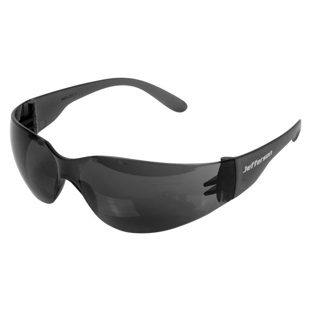 Jefferson Anti-Scratch Dark Frameless Safety Glasses