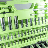 Jefferson 94 Piece 1/4" and 1/2" Drive Socket Set