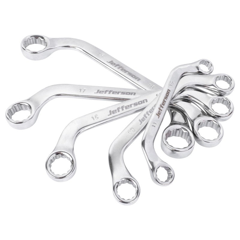Jefferson 5 Piece Half Moon Ring Spanner Set