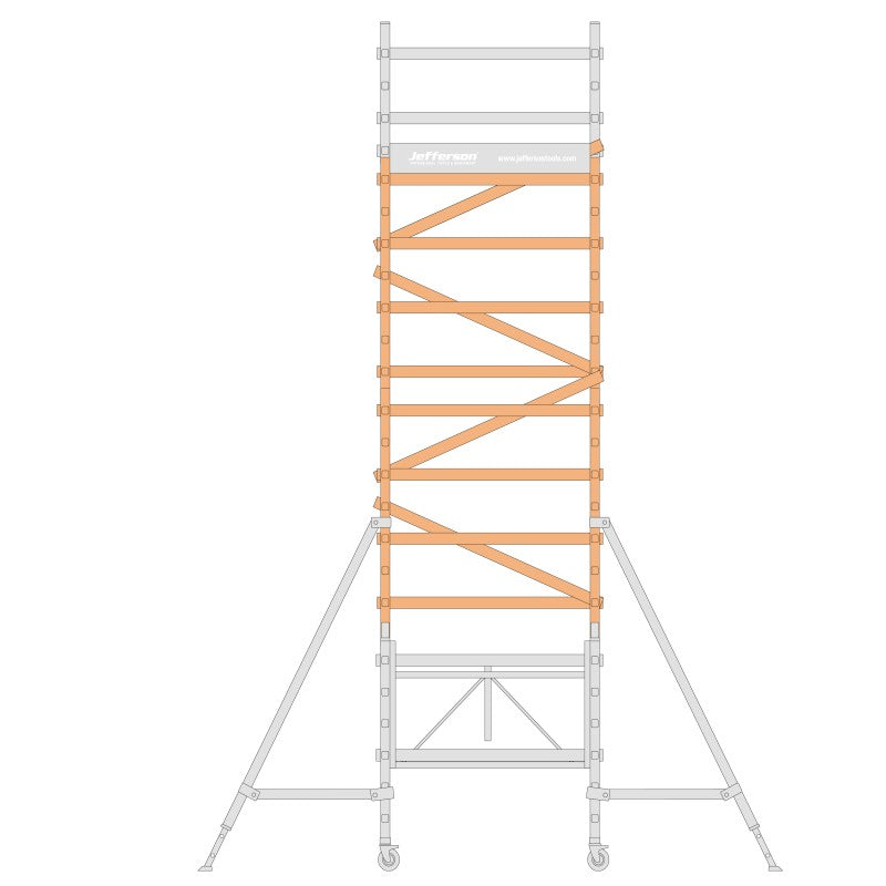 Jefferson T99 Extension 8 Rung Frame