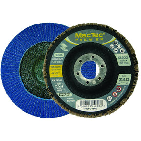 Jefferson MacTec Premier INOX Flap Disc (Z40 Grit)