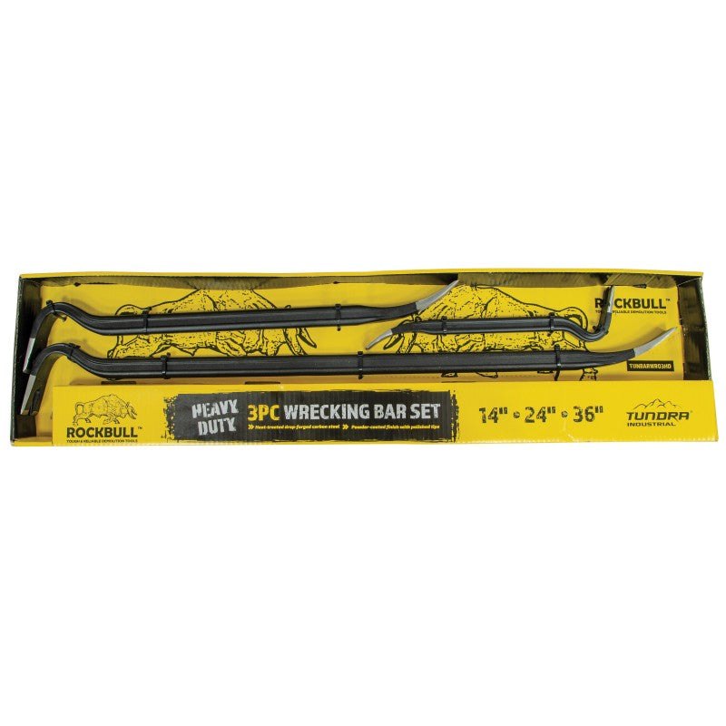 Jefferson Tundra 3 Piece Wrecking Bar Set