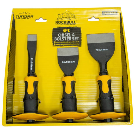 Jefferson Tundra 3 Piece Chisel & Bolster Set