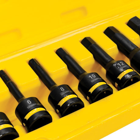Jefferson Tundra 9 Piece 1/2" Drive Impact Male Hex Set