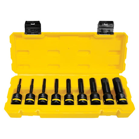Jefferson Tundra 9 Piece 1/2" Drive Impact Male Hex Set