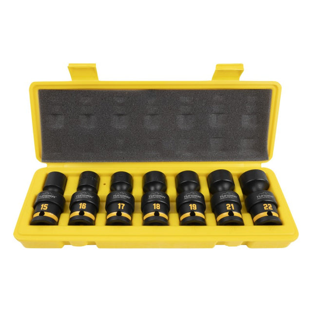 Jefferson Tundra '' Drive Swivel Impact Socket Set