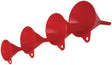 Hünersdorff Funnel set, 4 pieces
