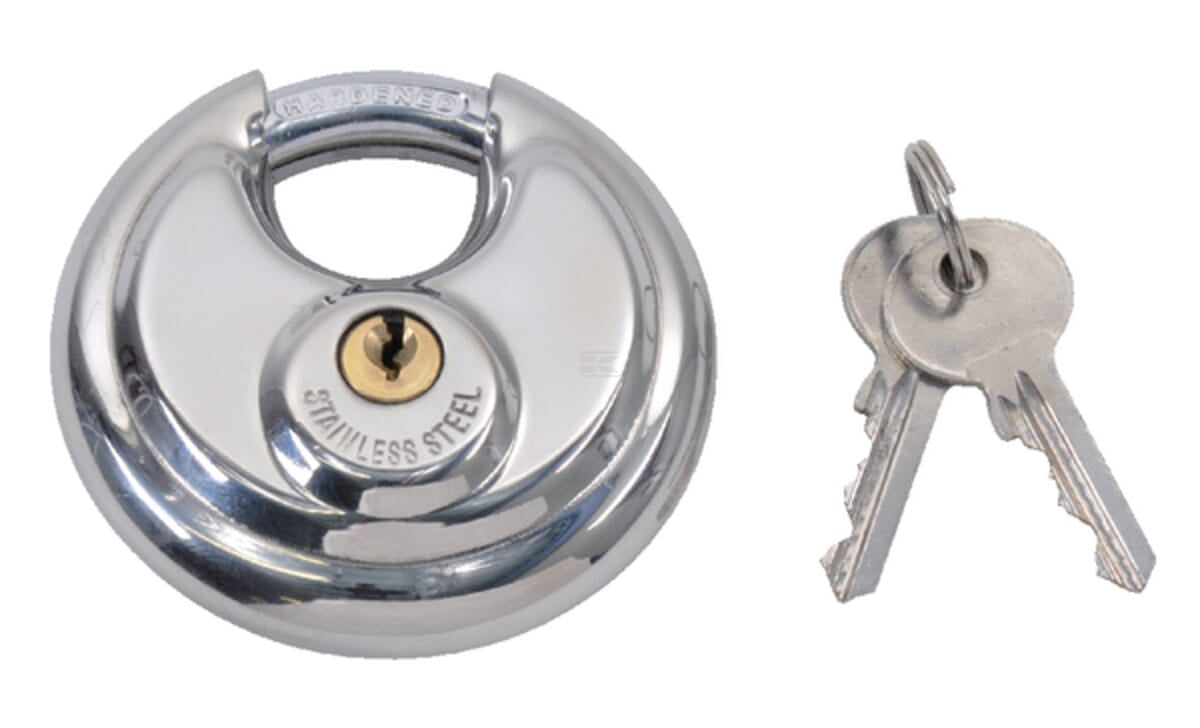 Discus padlock Stainless Steel