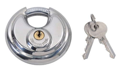 Discus padlock Stainless Steel