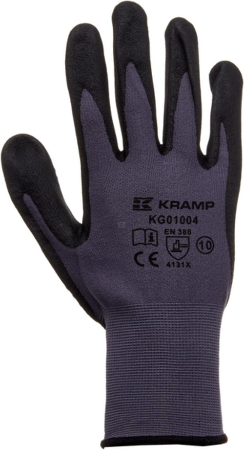 Nitrile foam gloves with PVC grip 1.004