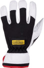 Grained leather work gloves with Spandex 3.010