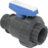 gopart PVC-U ball valve - Female thread (BSP) x Male thread (BSP)