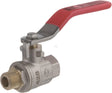 Kramp brass ball valve, BSPT 1x internal thread / 1x external thread
