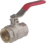 Kramp brass ball valve, BSPT 2x internal thread