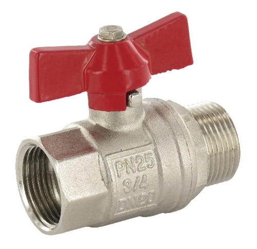 KS inner/outer wing-grip ball valve
