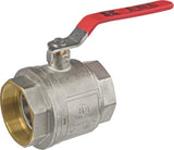 Kramp brass ball valve, BSPT 2x internal thread